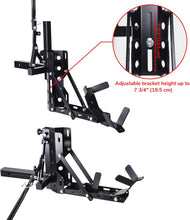 Load image into Gallery viewer, Yescom 800lb Motorcycle Trailer Hitch 2&quot; Tow Receiver Scooter Carrier Steel Hauler Hitch Mount Rack