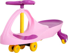 Load image into Gallery viewer, Auction Lil&#39; Rider Wiggle Car Ride On Toy – No Batteries, Gears or Pedals – Twist, Swivel, Go – Outdoor Ride Ons for Kids 3 Years and Up, M370049, Large, Pink