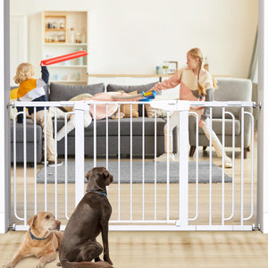 Mom'S Choice Awards Winner- 29.5-57" Baby Gate for Stairs, Extra Wide Dog Gate