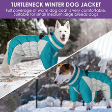 Load image into Gallery viewer, SUNFURA Four Legged Dog Coat Warm Fleece Dog Jacket