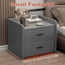 Load image into Gallery viewer, Small Grey Night Stand
