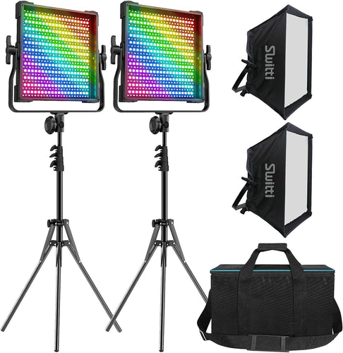 Switti RGB Video Light, Full Color Studio Photography Lighting Kit