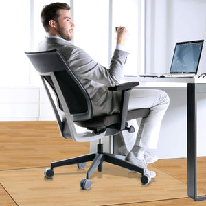 48” Sycoodeal Clear PVC Desk Chair Mat