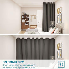 Load image into Gallery viewer, ALLZONE Heavy Duty Tension Curtain Rod for Windows, 82 to 121 Inches