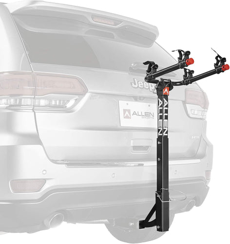 Auction Allen Sports Deluxe 2-Bike Hitch Mount Rack (1-2 Inch Receiver)