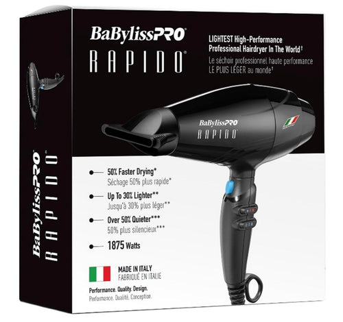 BaBylissPRO Ionic & Nano-Titanium Volare Hairdryer