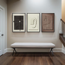 Load image into Gallery viewer, 3 Piece Modern Neutral Geometric Sandstone Artwork