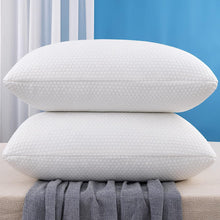 Load image into Gallery viewer, Molblly Standard Pillows Shredded Memory Foam (Set of 2) Standard Size Cooling Bed Pillows 20 x 26 in