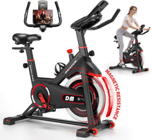 Load image into Gallery viewer, DMASUN Exercise Bike, Indoor Cycling Bike Stationary, Cycle Bike with Comfortable Seat Cushion, Digital Display with Pulse