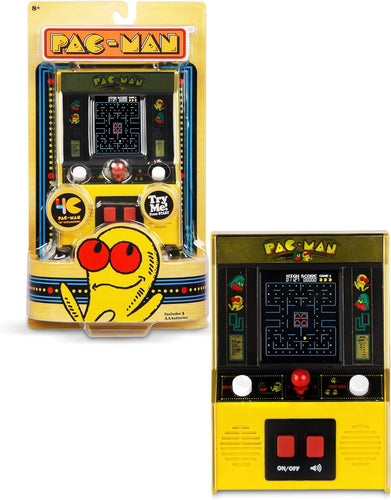 Basic Fun Arcade Classics - Pac-Man Color LCD Retro Mini Arcade Game, Yellow