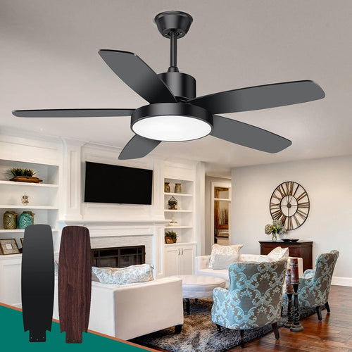 PXLISIE 52-Inch Ceiling Fans with Lights