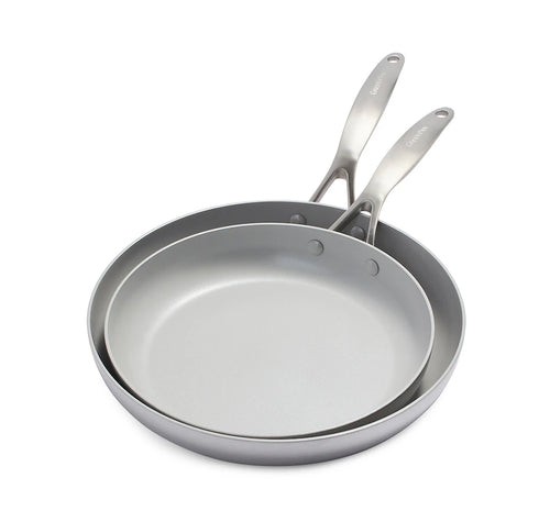 Venice Pro 26-cm and 30-cm Stainless Steel Frying Pan Set