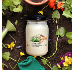 Serendipity Soy Candles Spring into Summer Collection 16 oz, SPRING GARDEN