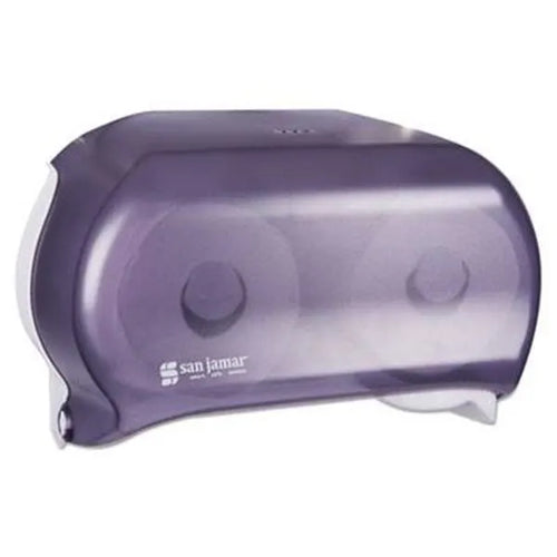 Versatwin Tissue Dispenser, 8 X 5 3/4 X 12 3/4, Transparent Black Pearl