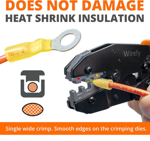 Wire Crimper Tool For Heat Shrink Connectors