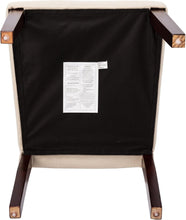 Load image into Gallery viewer, Contemporary Beige Fabric Dining Chairs Set of 2 with Arched Backrest