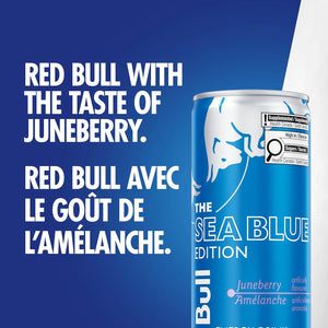 Red Bull Energy Drink, The Sea Blue Edition, 355ml (12 pack)