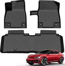 Load image into Gallery viewer, Floor Mats for 2022 2023 Kia EV6 GT/GT-Line TPE Waterproof All Weather Guard Rear/Front Trunk Mats Anti-Slip