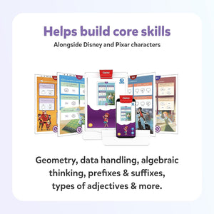 Auction BYJU’S Learning Kits: Disney, 3rd Grade Premium Edition - Ages 7-9-Featuring Disney & Pixar Characters-Comprehension, Fractions, & Word Problems-Powered by Osmo-Works with iPad (Amazon Exclusive)