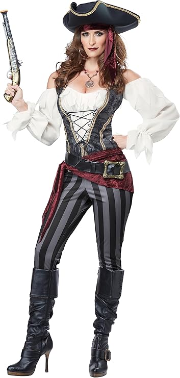 Adult Women's Brazen Buccaneer Costume XL