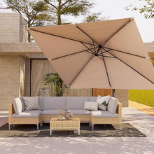 Load image into Gallery viewer, GRAND PATIO 10x13 FT Rectangular Cantilever Patio Umbrella with Umbrella Cover - BASE NOT INCLUDED