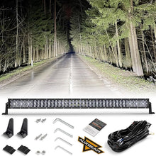 Load image into Gallery viewer, Auxbeam 42 Inch 240W LED Light Bar, 5D Lens Work Light Off Road Driving Lights