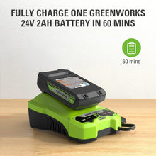 Load image into Gallery viewer, Greenworks 24V Battery Charger, CAF806, Green