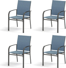 Load image into Gallery viewer, MIXPATIO Patio Dining Chairs Set of 4, Blue