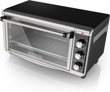 Load image into Gallery viewer, BLACK+DECKER TO3250XSB 8-Slice Extra Wide Convection Countertop Toaster Oven