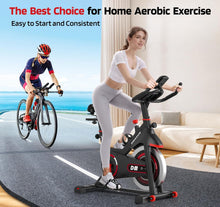 Load image into Gallery viewer, DMASUN Exercise Bike, Indoor Cycling Bike Stationary, Cycle Bike with Comfortable Seat Cushion, Digital Display with Pulse