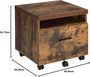ACME Furniture Acme 92398 Bob File Cabinet, Weathered Oak, One Size