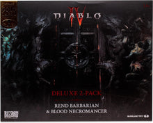 Load image into Gallery viewer, McFarlane Toys - Diablo IV Rend Barbarian and Blood Necromancer 2pk Gold Label