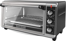 Load image into Gallery viewer, BLACK+DECKER TO3250XSB 8-Slice Extra Wide Convection Countertop Toaster Oven