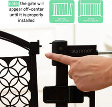 Load image into Gallery viewer, Auction Summer Infant Modern Home Safety Baby Gate, Fits Openings 28-42” Wide, Gray Metal and Plastic, For Doorways and Stairways, 30” Tall Walk-Through Baby and Pet Gate