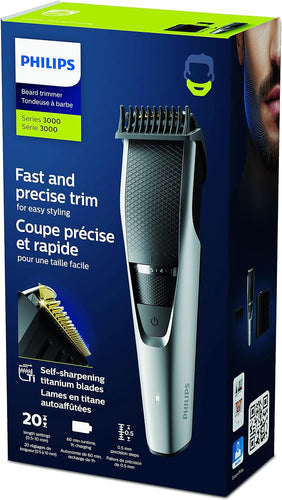 Philips Beard Trimmer 3000 Series with Hair Lift&Trim Comb, BT3222/14