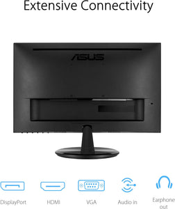 ASUS VP229Q 21.5 Monitor, 1080P Full HD, 75Hz, IPS, FreeSync/Adaptive-Sync, Eye Care, HDMI DisplayPort VGA, Frameless, VESA Wall Mountable BLACK