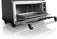 Load image into Gallery viewer, BLACK+DECKER TO3250XSB 8-Slice Extra Wide Convection Countertop Toaster Oven