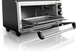 BLACK+DECKER TO3250XSB 8-Slice Extra Wide Convection Countertop Toaster Oven