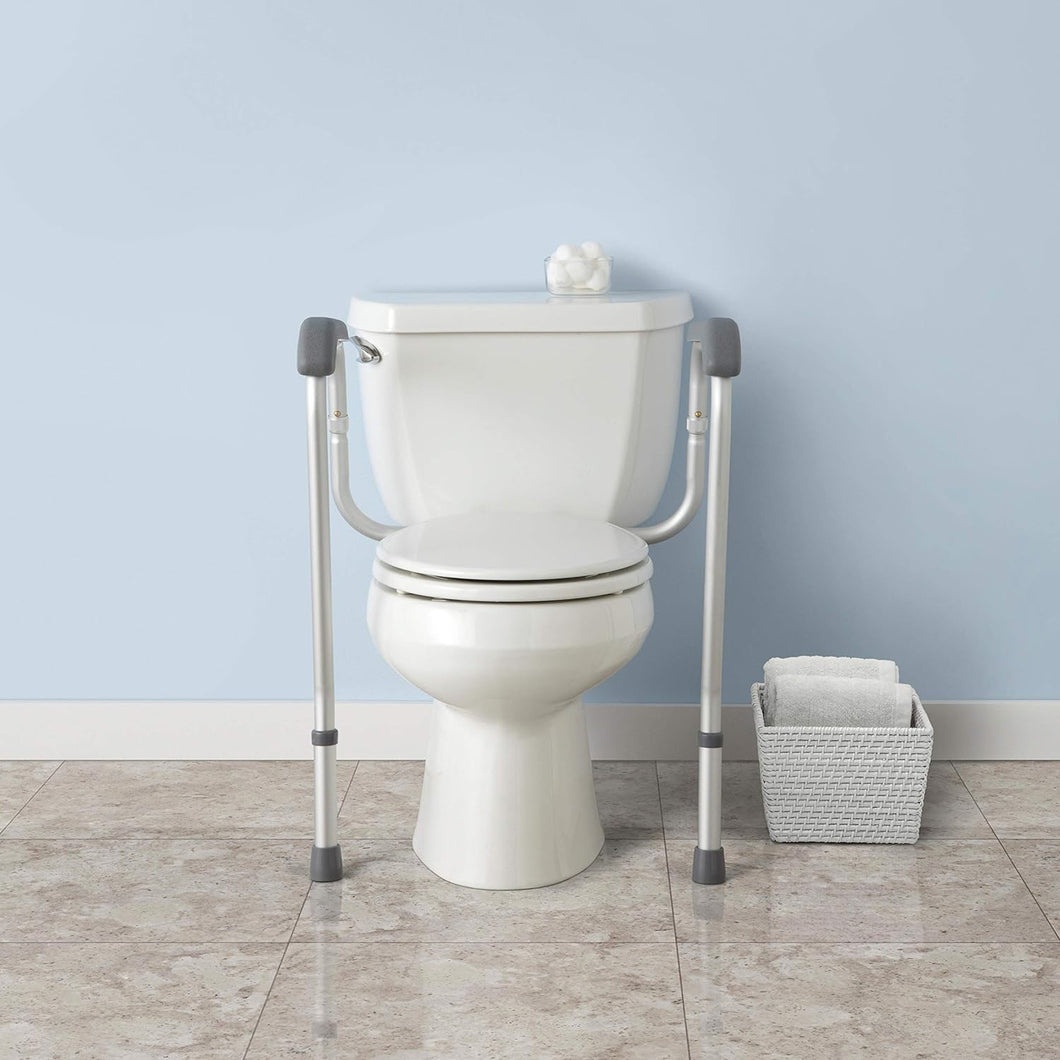 Medline Toilet Safety Rails, Safety Frame for Toilet with Easy Installation