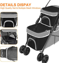 Load image into Gallery viewer, Luxury 2 Compartment Jogger Pet Stroller