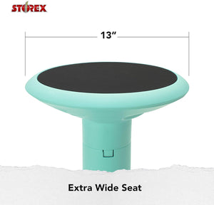 Storex Wiggle Stool – Active Flexible Seating for Classroom and Home Study, Adjustable 12-18 Inch Height, Storex Wiggle Stool – Active Flexible Seating for Classroom and Home Study, Adjustable 12-18 Inch Height, Teal