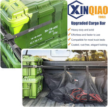 Load image into Gallery viewer, XINQIAO Cargo Bar for Pickup Truck Bed, Premium Universal Truck Cargo Bar with Cargo Net and Divider Bar, 200 LB Capacity
