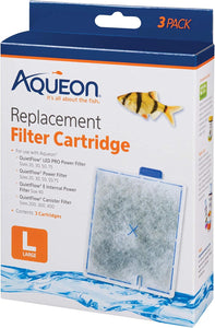 Aqueon QuietFlow Filter Cartridge, Large, 3 Count