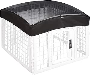 Amazon Basics Plastic Pet Pen Mesh Top Cover, 24-Inch