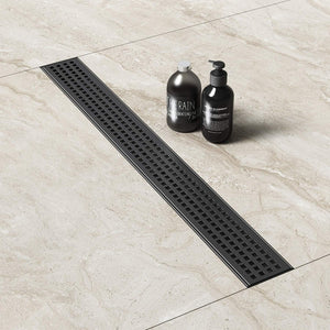 WEBANG 28 Inch Rectangular Linear Shower Floor Drain With Accessories
