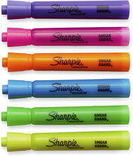 Load image into Gallery viewer, Sharpie Tank Highlighters, Chisel Tip, Assorted Colours, 12 Count