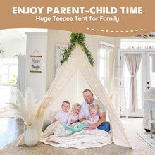Load image into Gallery viewer, Tiny Land Large 87&quot; Teepee Tent
