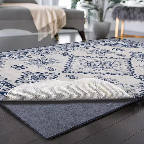 6x9 ft Waterproof Rug Pad, Extra Large Area Rug Non-Slip Carpet Pad, Non-Slip Rug Pads for All Floors and Finishes, Felt Pad for Hardwood Floors, Keeps Carpets in Place Soft and Safe