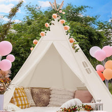 Load image into Gallery viewer, Tiny Land Large 87&quot; Teepee Tent