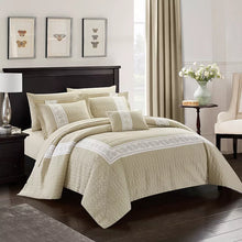 Load image into Gallery viewer, Twin 6pc Chic Home Titian Comforter Set